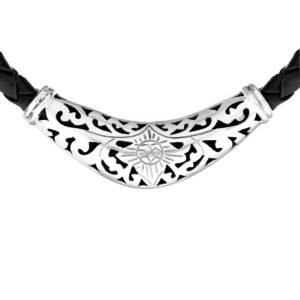 Batukaru Silver Necklace by Nusa (Front View)